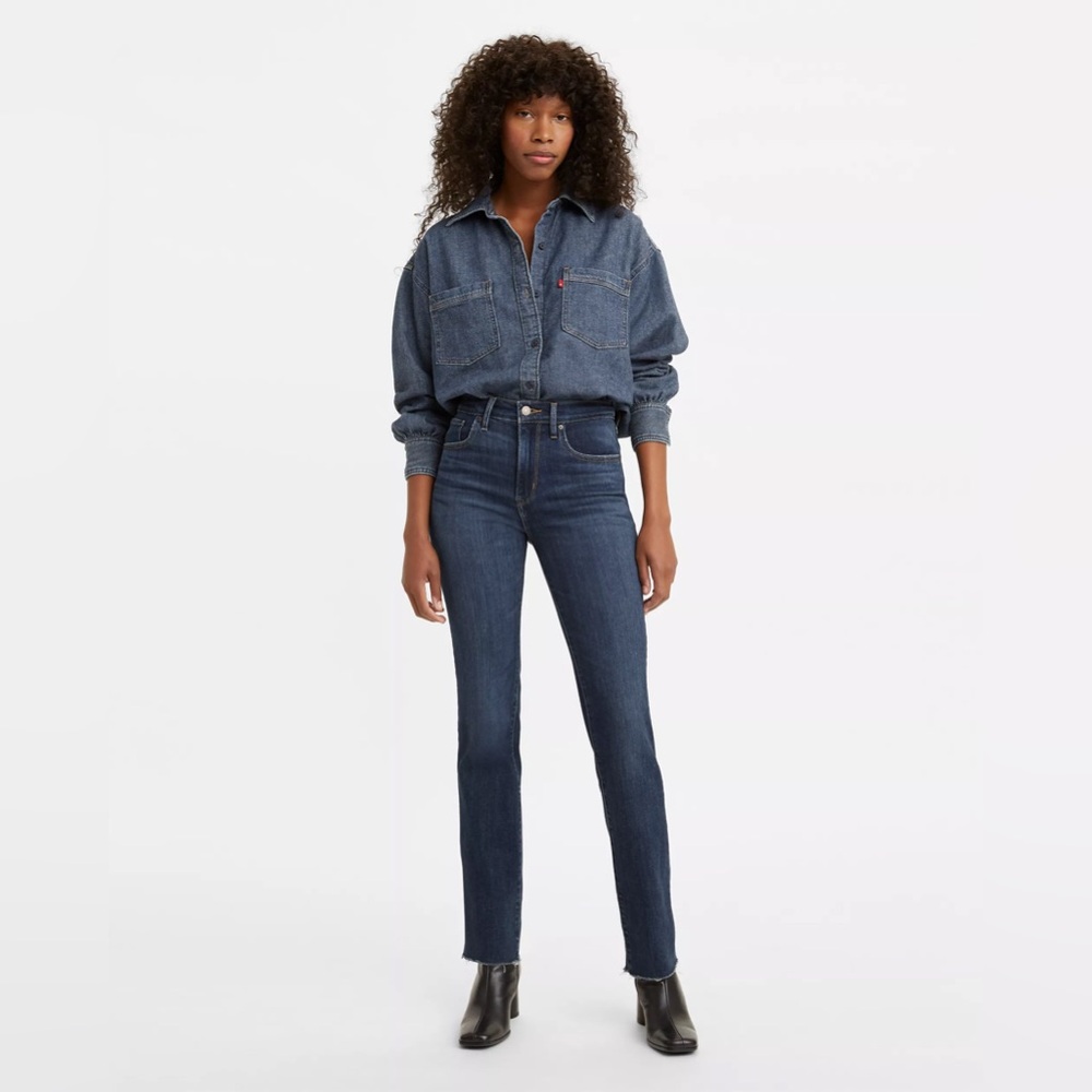 Levi’s 724 High-Rise Slim Straight Jean Sz 10 (W30xL32)